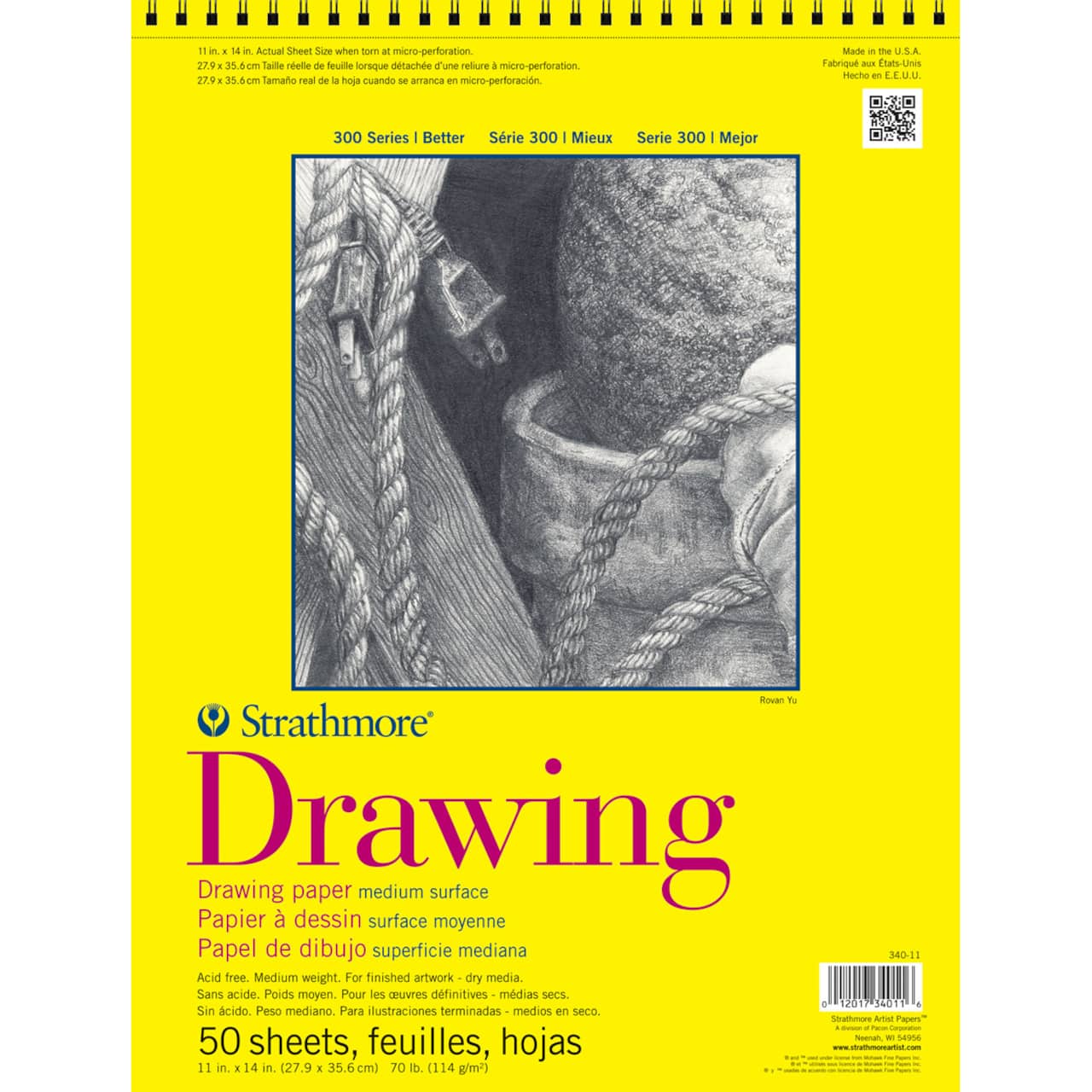 Strathmore® 300 Series Drawing Pad